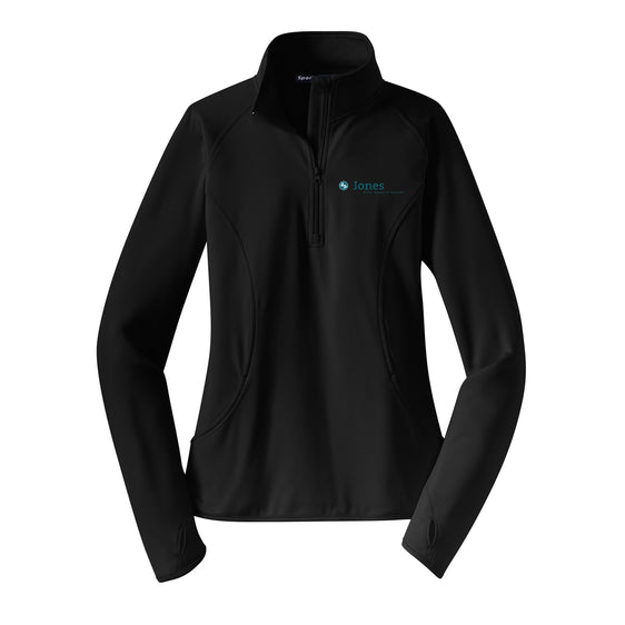 Jones Metal Products Company - Ladies Sport-Wick Stretch 1/2-Zip Pullover