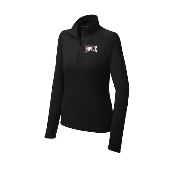 Big Katz Havoc - Sport-Tek® Ladies Sport-Wick® Stretch 1/2-Zip Pullover