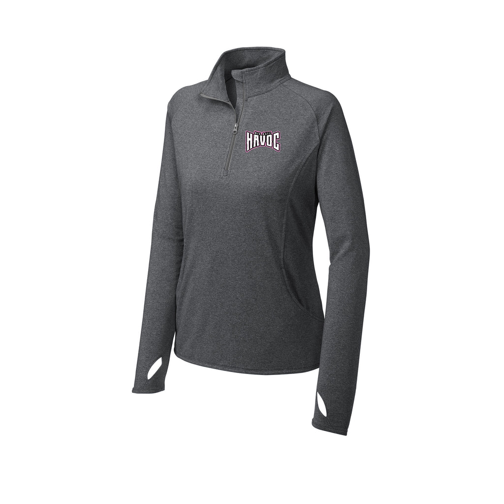 Big Katz Havoc - Sport-Tek® Ladies Sport-Wick® Stretch 1/2-Zip Pullover