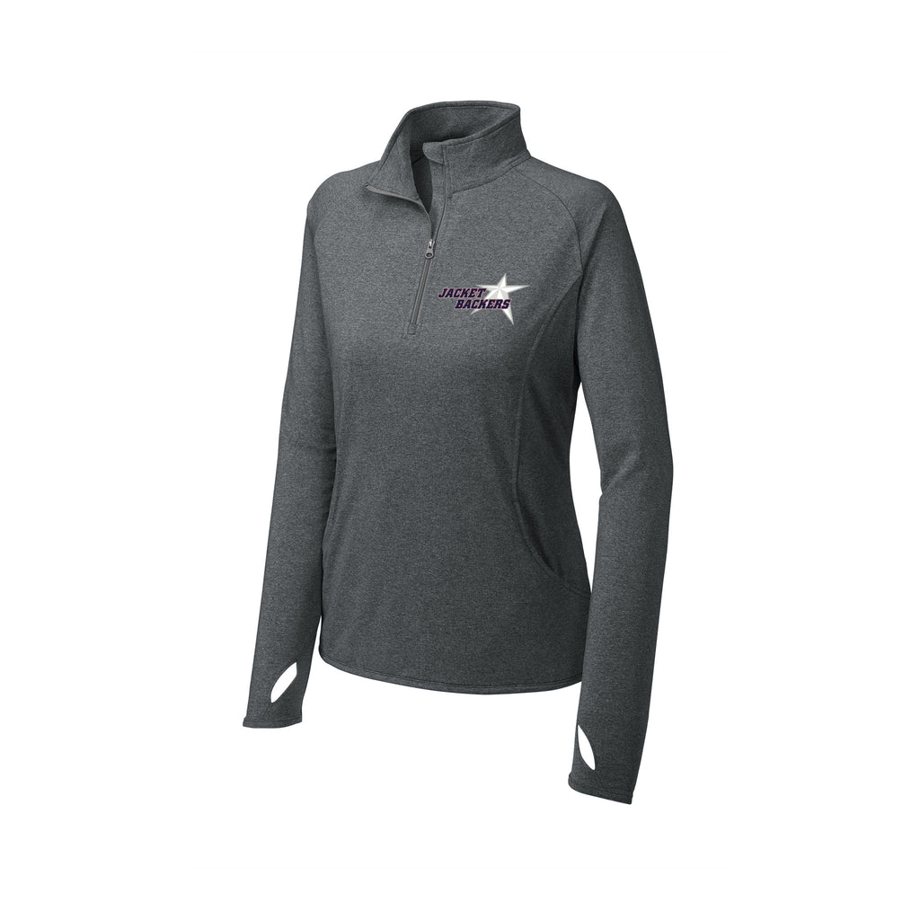 Jacket Backers - Sport-Tek® Ladies Sport-Wick® Stretch 1/2-Zip Pullover