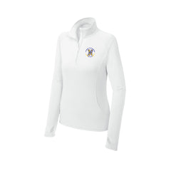 Clermont Schools Staff - Sport-Tek® Ladies Sport-Wick® Stretch 1/2-Zip Pullover