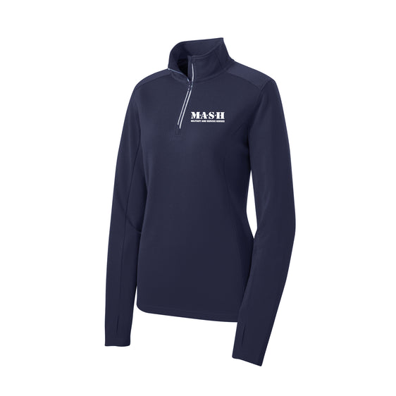 MASH - Sport-Tek® Ladies Sport-Wick® Textured 1/4-Zip Pullover