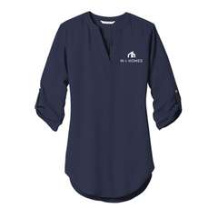 M/I Homes - Port Authority Ladies 3/4-Sleeve Tunic Blouse