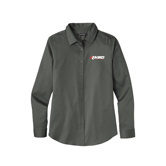 Rabid Customs - Port Authority Ladies Long Sleeve SuperPro React