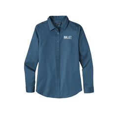 Bullet Upfitters - Port Authority® Ladies Long Sleeve SuperPro React ™