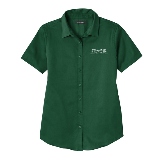 Tracir - Port Authority Ladies Short Sleeve SuperPro React Twill Shirt