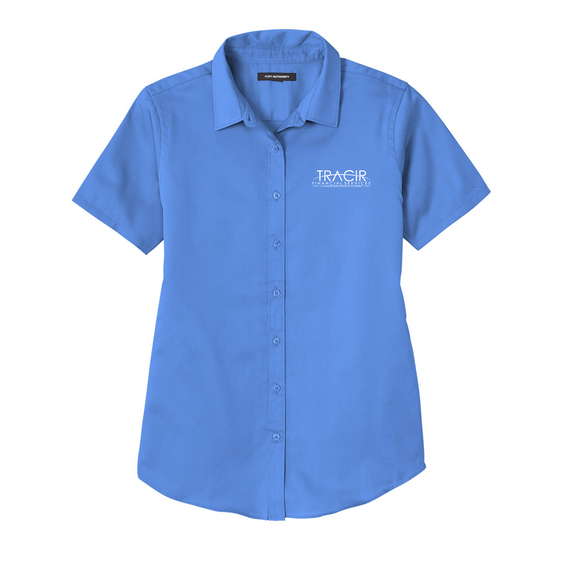 Tracir - Port Authority Ladies Short Sleeve SuperPro React Twill Shirt