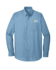 Telhio - Port Authority Long Sleeve Carefree Poplin Shirt