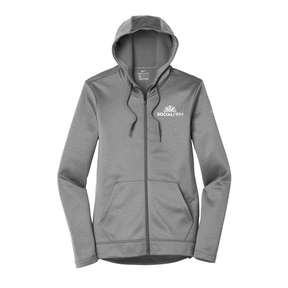 Social Firm - Nike Ladies Therma-FIT Full-Zip Fleece Hoodie