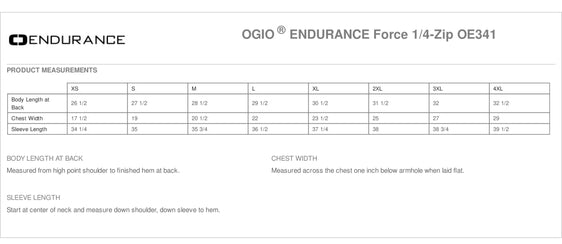 Renier Construction - OGIO ® ENDURANCE Force 1/4-Zip