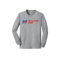 Marysville BMX - Port & Company Youth Long Sleeve Core Cotton Tee