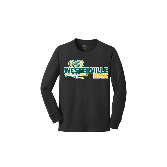 Westerville BMX - Port & Company Youth Long Sleeve Core Cotton Tee