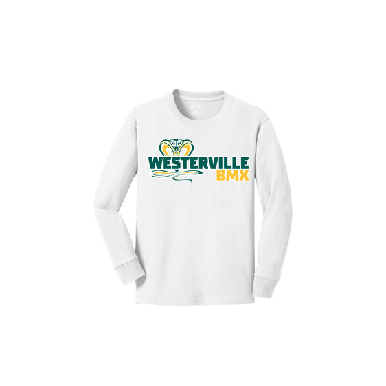 Westerville BMX - Port & Company Youth Long Sleeve Core Cotton Tee
