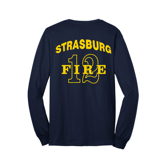 Strasburg Fire Department Captains - Long Sleeve Core Blend Tee