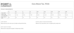 Renier Construction - Port & Company® Tall Core Blend Tee