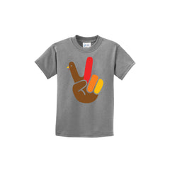 2022 Thanksgiving Store - Turkey Hand Youth Essential Tee