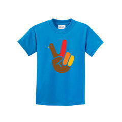 2022 Thanksgiving Store - Turkey Hand Youth Essential Tee