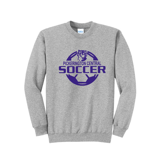 Pickerington Central Soccer - Port & Company Core Fleece Crewneck Sweatshirt