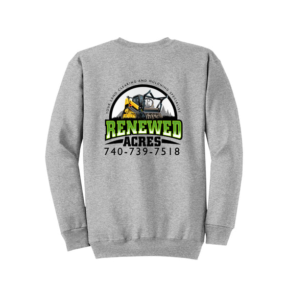 Renewed Acres - Port & Company Core Fleece Crewneck Sweatshirt