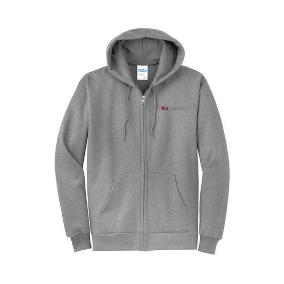 Ohio Department of Aging - Port & Company Core Fleece Full-Zip Hooded Sweatshirt