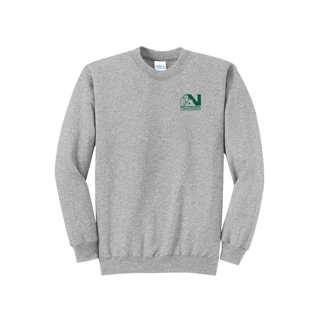Network Land Title - Port & Company® Core Fleece Crewneck Sweatshirt