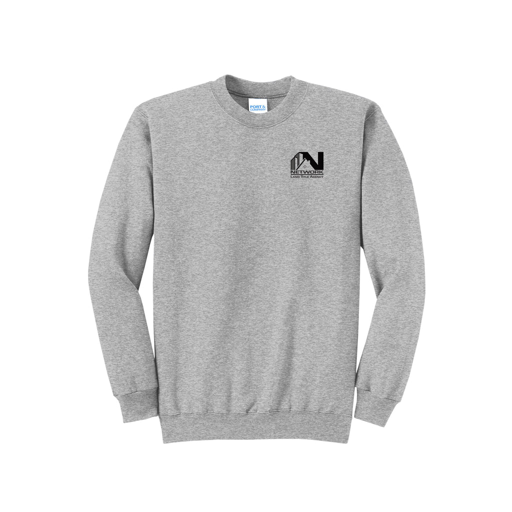 Network Land Title - Port & Company® Core Fleece Crewneck Sweatshirt