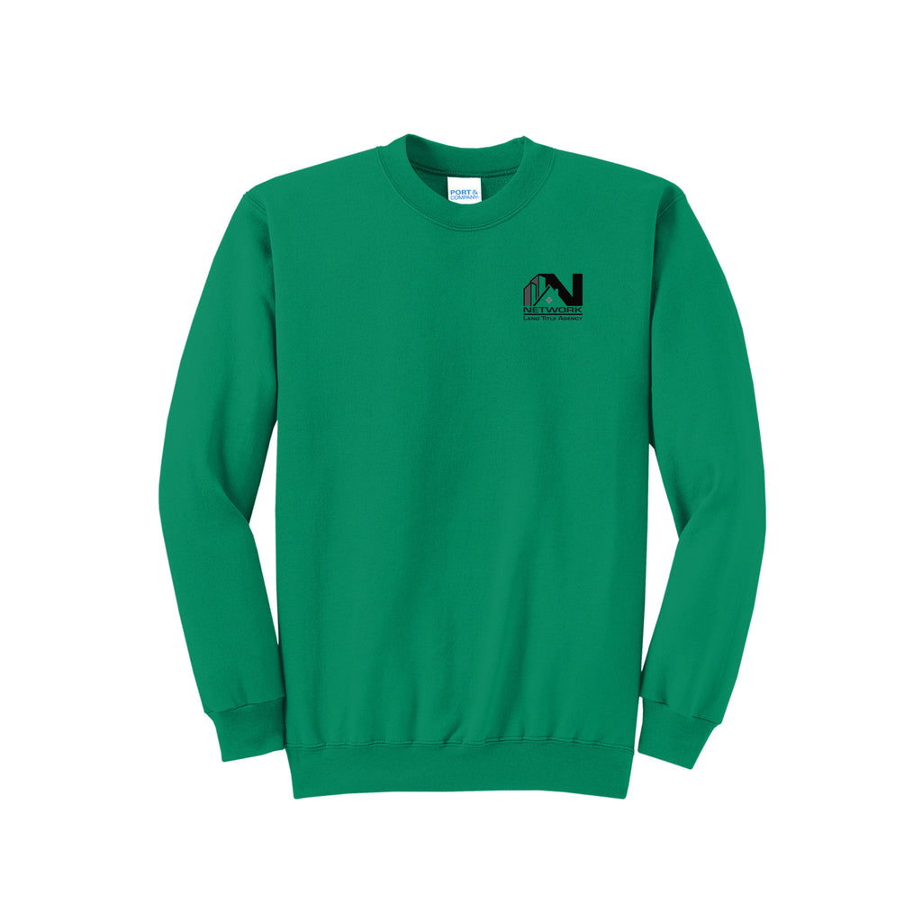 Network Land Title - Port & Company® Core Fleece Crewneck Sweatshirt