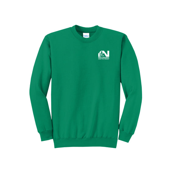 Network Land Title - Port & Company® Core Fleece Crewneck Sweatshirt
