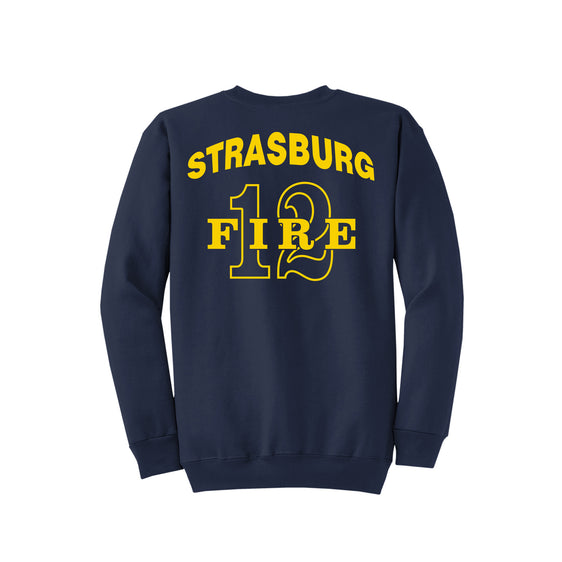 Strasburg Fire Department Captains - Core Fleece Crewneck Sweatshirt