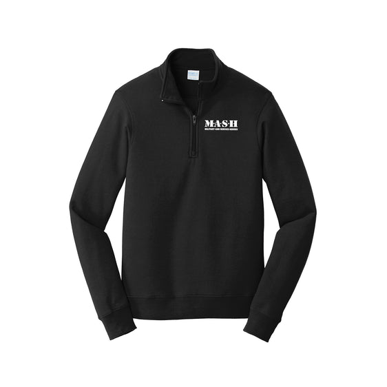 MASH - Port & Company® Fan Favorite™ Fleece 1/4-Zip Pullover Sweatshirt