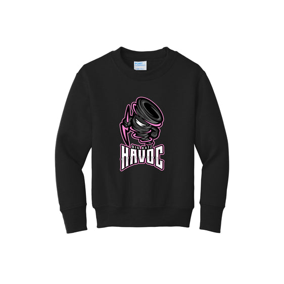 Big Katz Havoc - Port & Company® YOUTH Core Fleece Crewneck Sweatshirt