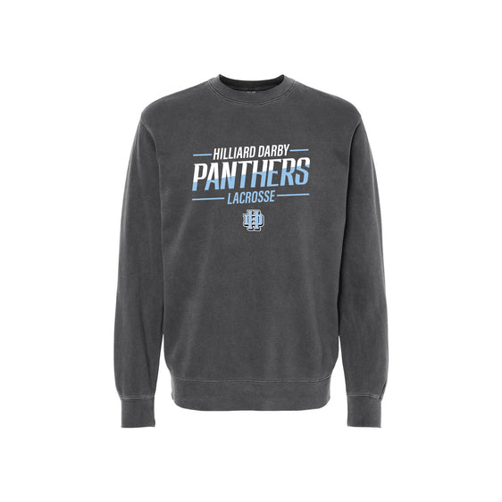 Hilliard Darby Lacrosse - Independent Trading Co. - Midweight Pigment-Dyed Crewneck Sweatshirt