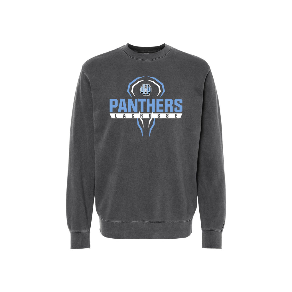 Hilliard Darby Lacrosse - Independent Trading Co. - Midweight Pigment-Dyed Crewneck Sweatshirt