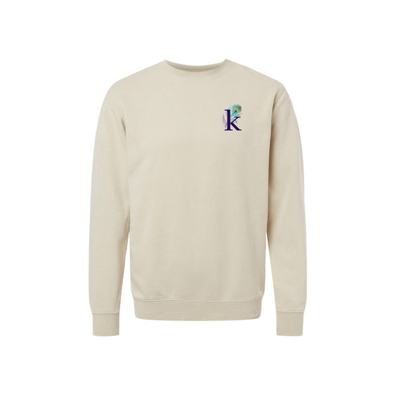 Krile Communications - Unisex Midweight Pigment-Dyed Crewneck Sweatshirt