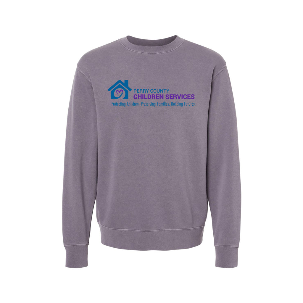 Perry County Services - Independent Trading Co. - Midweight Pigment-Dyed Crewneck Sweatshirt