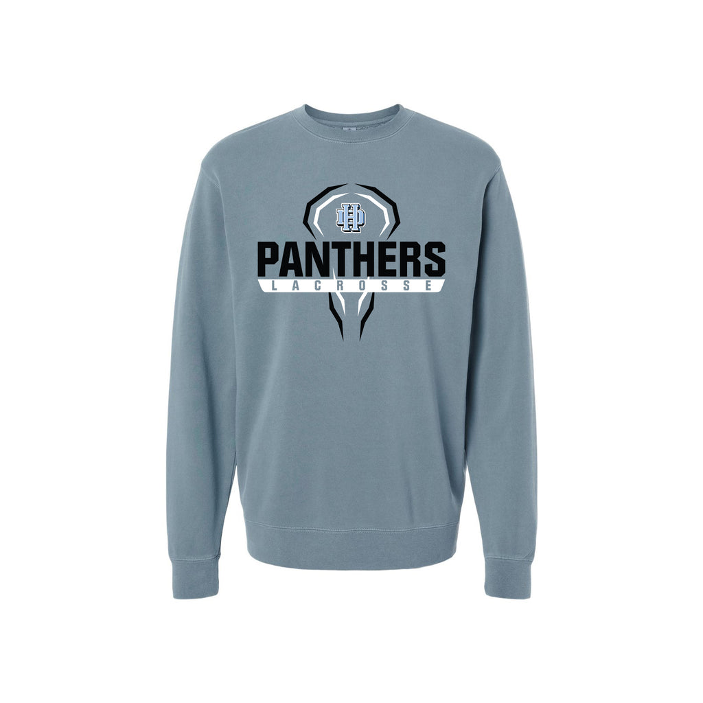 Hilliard Darby Lacrosse - Independent Trading Co. - Midweight Pigment-Dyed Crewneck Sweatshirt