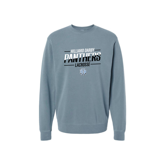 Hilliard Darby Lacrosse - Independent Trading Co. - Midweight Pigment-Dyed Crewneck Sweatshirt