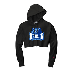 Olentangy Berlin High School - Champion Women’s Reverse Weave Cropped Cut-Off Hooded Sweatshirt