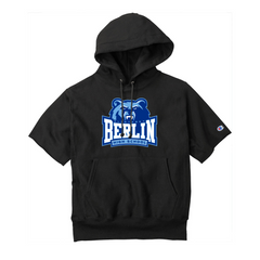 Olentangy Berlin High School - Champion Reverse Weave Short Sleeve Hooded Sweatshirt
