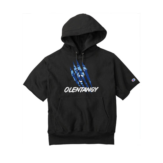 Olentangy Berlin High School - Champion Reverse Weave Short Sleeve Hooded Sweatshirt