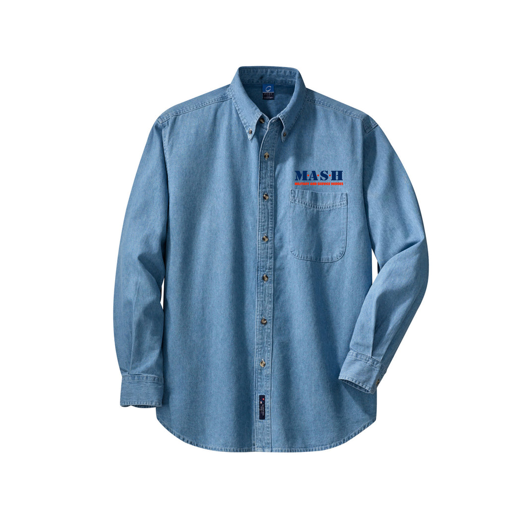 MASH - Port & Company® - Long Sleeve Value Denim Shirt