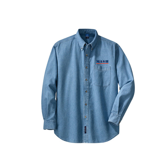 MASH - Port & Company® - Long Sleeve Value Denim Shirt