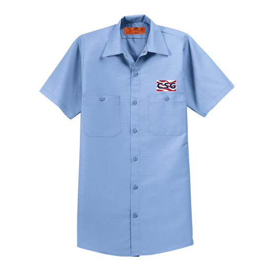 Construction Services Group - Short Sleeve Industrial Work Shirt