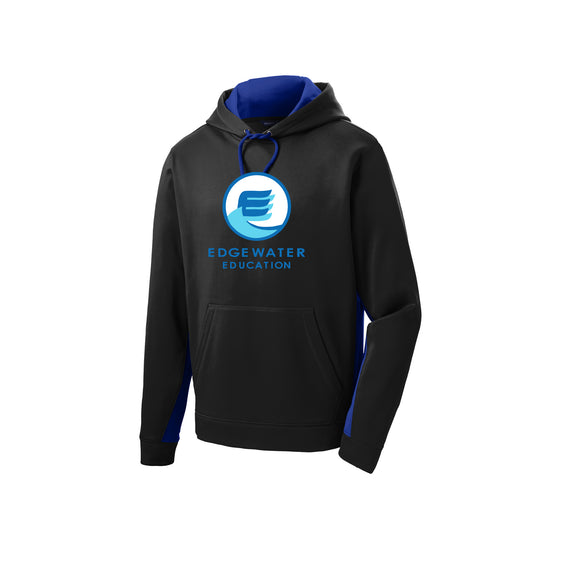 Edgewater Education - Sport-Tek® Sport-Wick® Fleece Colorblock Hooded Pullover