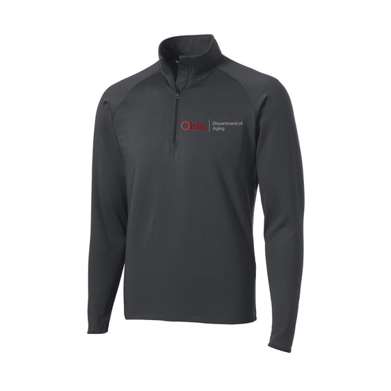 Ohio Department of Aging - Sport-Tek Sport-Wick Stretch 1/2-Zip Pullover