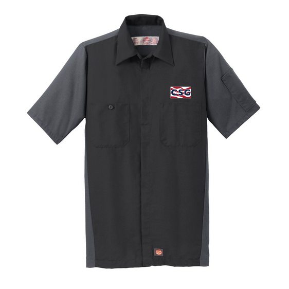 Construction Services Group - Short Sleeve Ripstop Crew Shirt
