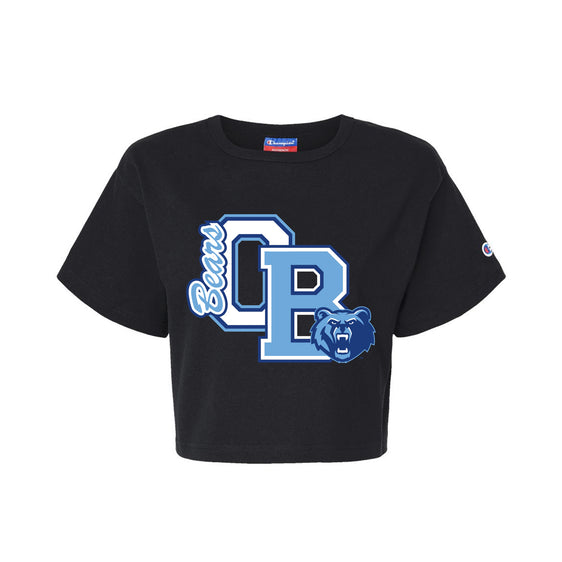 Olentangy Berlin High School - Champion Women's Heritage Jersey Cropped T-Shirt