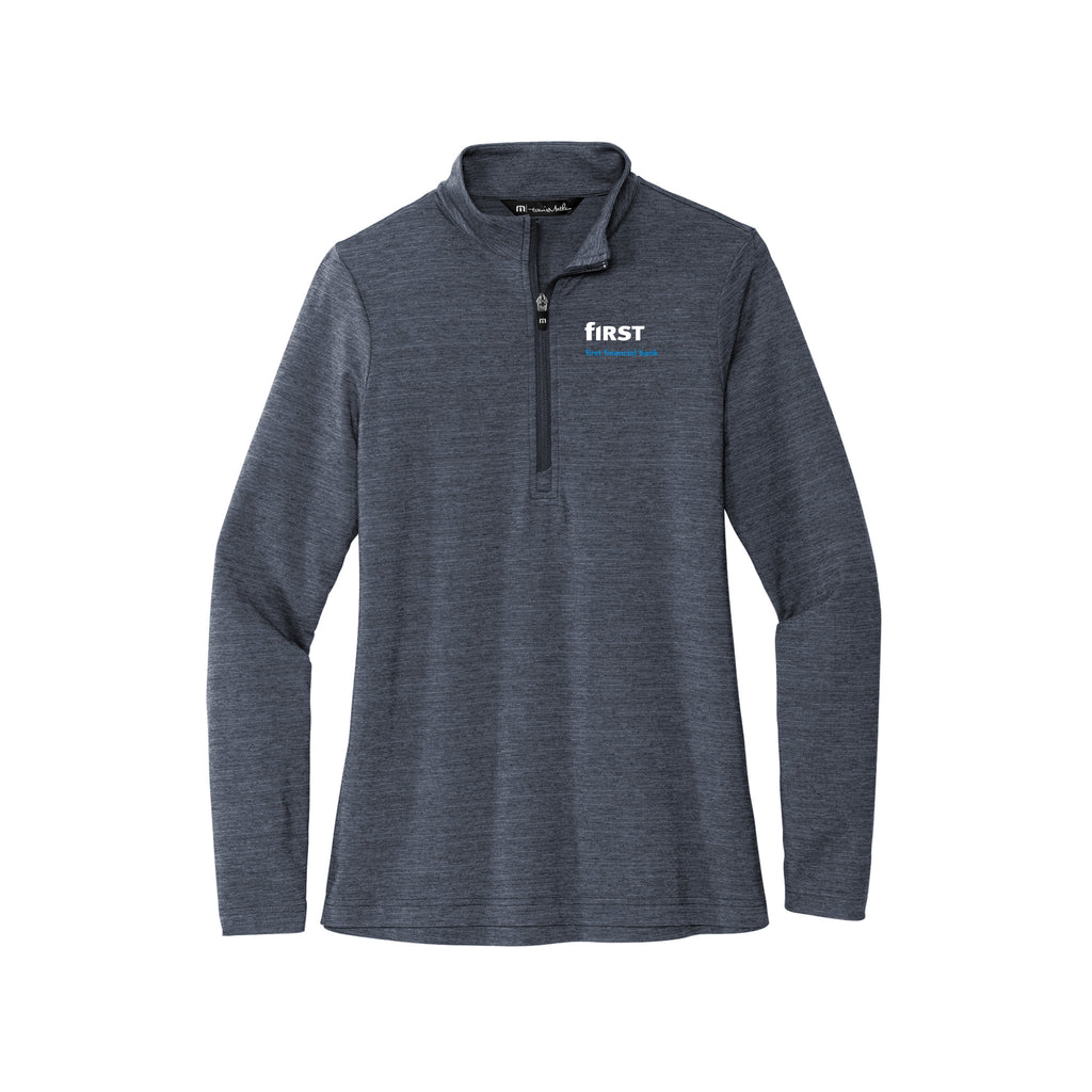 First Financial - TravisMathew Ladies Crestview 1/4-Zip