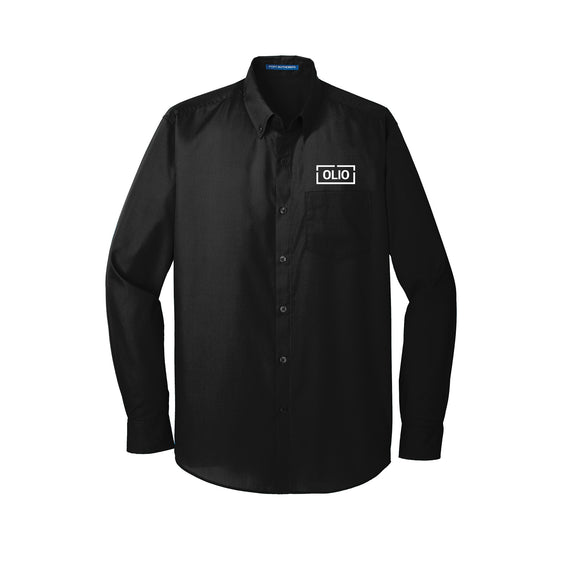 OLIO - Port Authority Long Sleeve Carefree Poplin Shirt