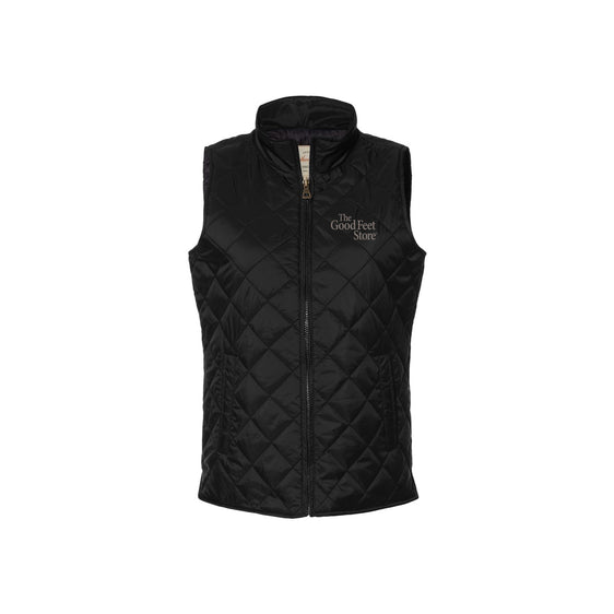 The Good Feet Store - Women's Vintage Diamond Quilted Vest